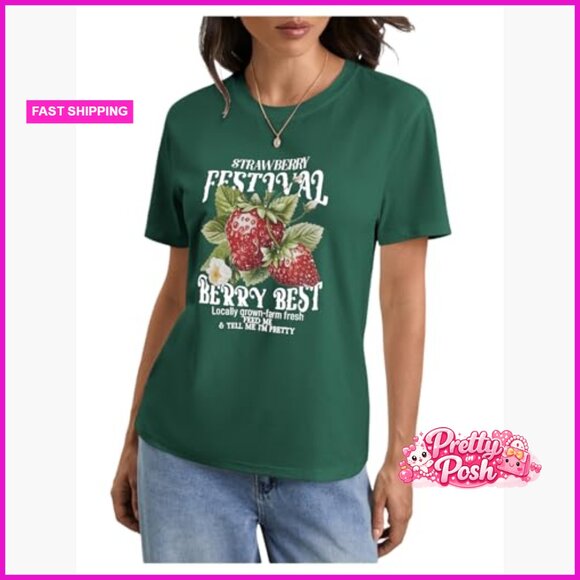 Polyester Graphic Tee Short Sleeve Casual T-Shirt - Picture 4 of 7